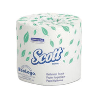 Essential Standard Roll Bathroom Tissue, Septic Safe, 2-ply, White, 550 Sheets-roll, 80-carton