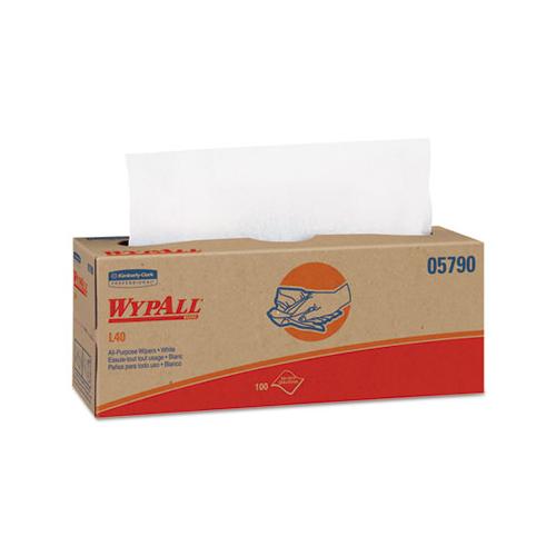 L40 Towels, Pop-up Box, White, 16 2-5 X 9 4-5, 100-box, 9 Boxes-carton