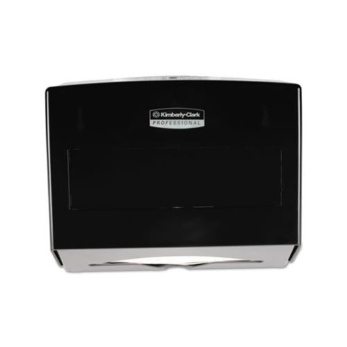 Scottfold Folded Towel Dispenser, 10.75 X 4.75 X 9, Black