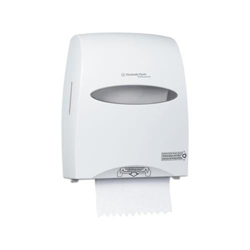 Sanitouch Hard Roll Towel Dispenser, 12.63 X 10.2 X 16.13, White