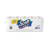 Standard Roll Bathroom Tissue, Septic Safe, 1-ply, White, 20-pack, 2 Packs-carton