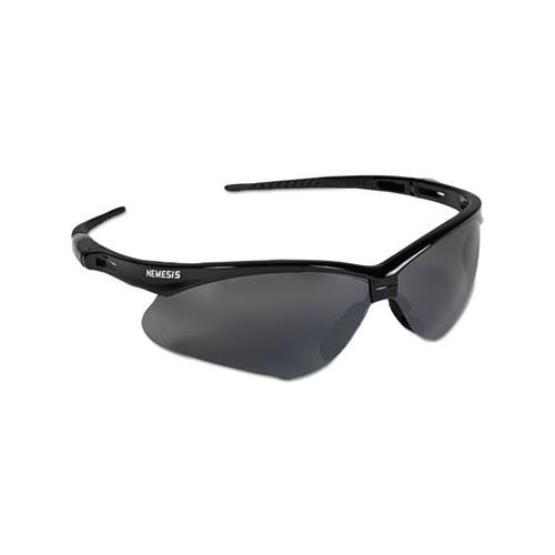 V30 Nemesis Safety Glasses, Black Frame, Smoke Lens