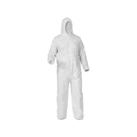 A35 Coveralls, Hooded, X-large, White, 25-carton