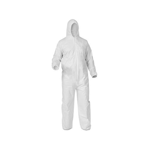 A35 Coveralls, Hooded, X-large, White, 25-carton