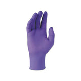 Purple Nitrile Exam Gloves, 242 Mm Length, Small, Purple, 100-box