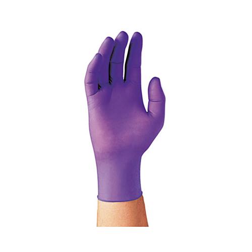 Purple Nitrile Exam Gloves, 242 Mm Length, Large, Purple, 1000-carton