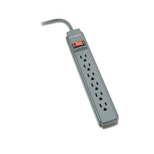 Guardian Surge Protector, 6 Outlets, 15 Ft Cord, 540 Joules, Gray