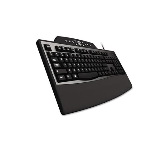 Pro Fit Comfort Keyboard, Internet-media Keys, Wired, Black
