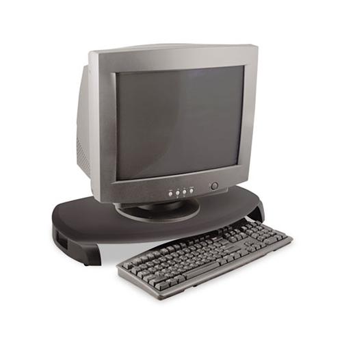 Crt-lcd Stand With Keyboard Storage, 23 X 13 1-4 X 3, Black