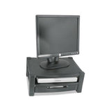 Two Level Stand, Removable Drawer, 17 X 13 1-4 X 3-1-2 To 7, Black