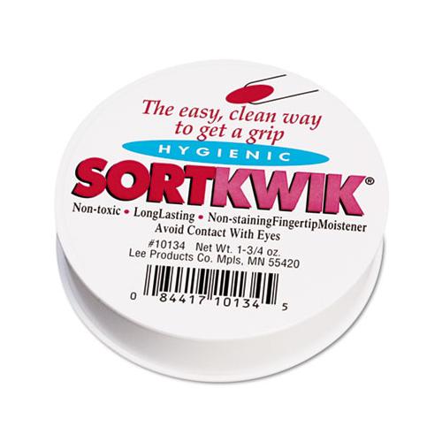 Sortkwik Fingertip Moisteners, 1 3-4 Oz, Pink