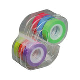 Removable Highlighter Tape, 1-2" X 720", Assorted, 6-pk