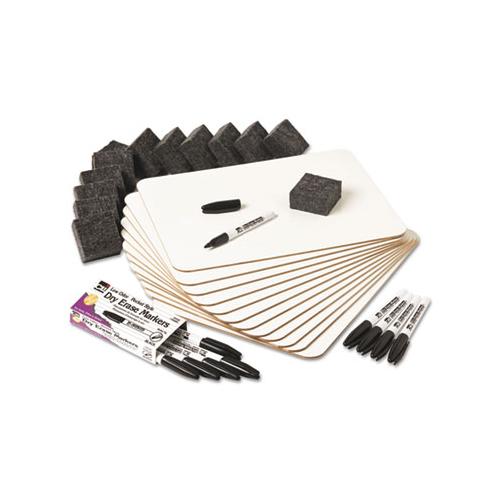 Lapboard Class Pack, Dry Erase Boards, 9 X 12, White, 12-kt
