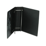 Varicap Expandable Binder, 2 Posts, 6" Capacity, 11 X 8.5, Black