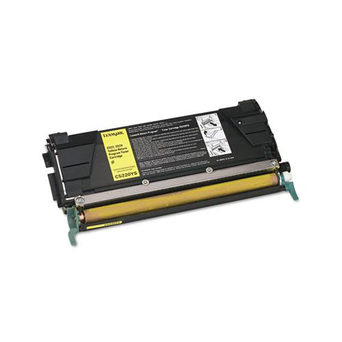 C5220ys Return Program Toner, 3000 Page-yield, Yellow