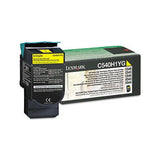 C540h1yg Return Program High-yield Toner, 2000 Page-yield, Yellow