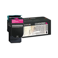 C540h2mg High-yield Toner, 2000 Page-yield, Magenta