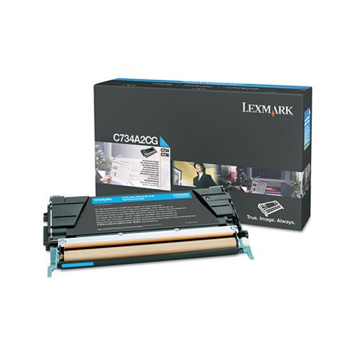 C734a2cg Toner, 6000 Page-yield, Cyan
