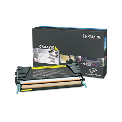 C734a2yg Toner, 6000 Page-yield, Yellow