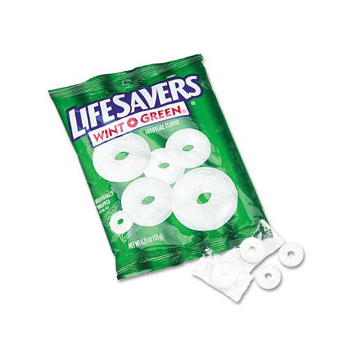 Hard Candy Mints, Wint-o-green, Individually Wrapped, 6.25 Oz Bag