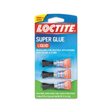 Super Glue, 0.11 Oz, Dries Clear, 3-pack