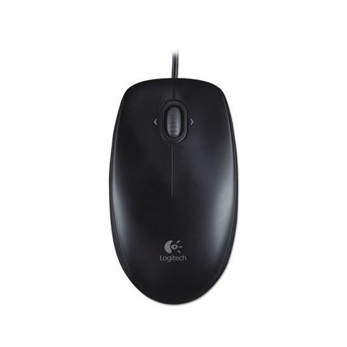 M100 Corded Optical Mouse, Usb 2.0, Left-right Hand Use, Black