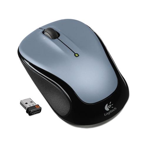 M325 Wireless Mouse, 2.4 Ghz Frequency-30 Ft Wireless Range, Left-right Hand Use, Silver