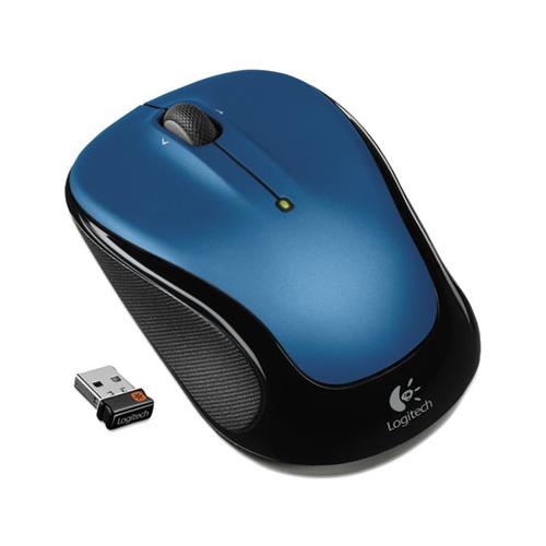 M325 Wireless Mouse, 2.4 Ghz Frequency-30 Ft Wireless Range, Left-right Hand Use, Blue