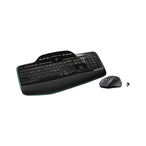 Mk710 Wireless Keyboard + Mouse Combo, 2.4 Ghz Frequency-30 Ft Wireless Range, Black