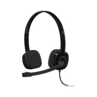 H151 Binaural Over-the-head Stereo Headset, Black