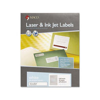 Laser-inkjet White File Folder Labels, 0.66 X 3.44, White, 30-sheet, 50 Sheets-box