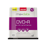 Dvd+r Discs, 4.7gb, 16x, Spindle, Silver, 100-pack