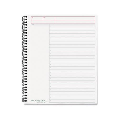 Wirebound Guided Business Notebook, Action Planner, Dark Gray, 11 X 8.5, 80 Sheets