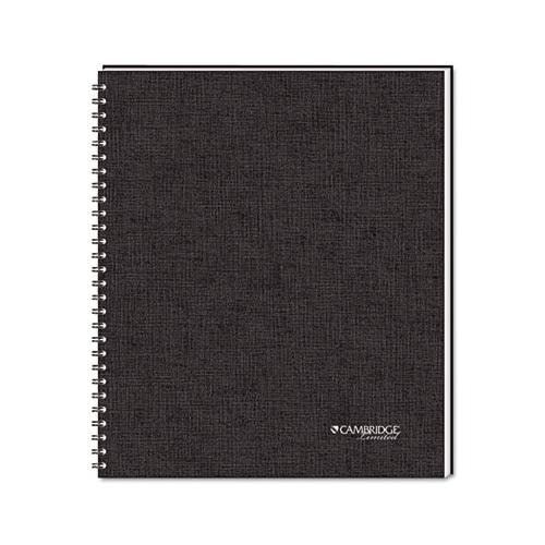 Wirebound Guided Business Notebook, Quicknotes, Dark Gray, 11 X 8.5, 80 Sheets