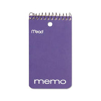 Wirebound Memo Book, Medium-college Rule, 3 X 5, White, 60 Sheets