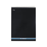 Stiff-back Wire Bound Notebook, 1 Subject, Medium-college Rule, Navy Cover, 8.5 X 11.5, 70 Sheets