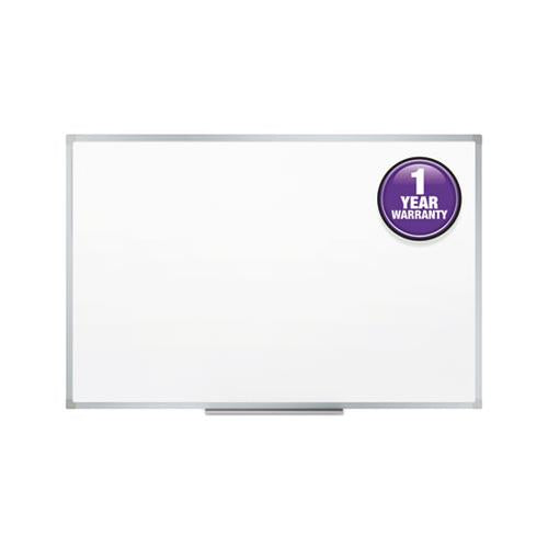 Dry-erase Board, Melamine Surface, 36 X 24, Silver Aluminum Frame