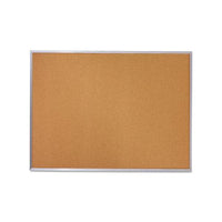 Cork Bulletin Board, 36 X 24, Silver Aluminum Frame