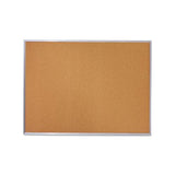 Cork Bulletin Board, 36 X 24, Silver Aluminum Frame