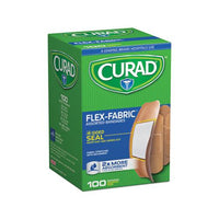 Flex Fabric Bandages, Assorted Sizes, 100 Per Box