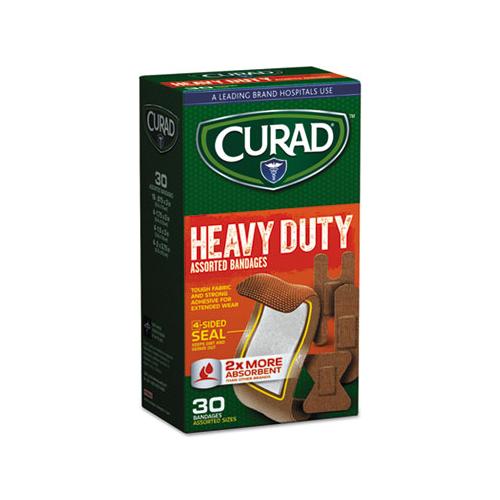 Heavy Duty Bandages, Assorted Sizes, 30-box