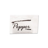 Pepper Packets, 0.1 Grams, 3,000-carton