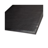 Clean Step Outdoor Rubber Scraper Mat, Polypropylene, 36 X 60, Black