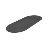 Ecoguard Diamond Floor Mat, Double Fan, 36 X 96, Charcoal