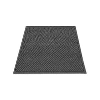 Ecoguard Diamond Floor Mat, Rectangular, 24 X 36, Charcoal