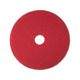 Low-speed Buffer Floor Pads 5100, 13" Diameter, Red, 5-carton