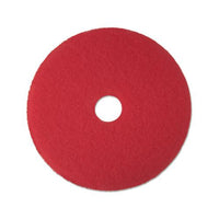 Low-speed Buffer Floor Pads 5100, 14" Diameter, Red, 5-carton