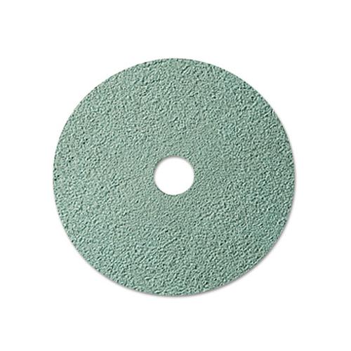 Burnish Floor Pad 3100, 20" Diameter, Aqua, 5-carton