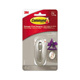Decorative Hooks, Traditional, Medium, 1 Hook And 2 Strips-pack