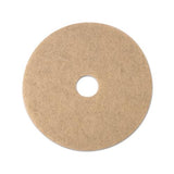 Ultra High-speed Natural Blend Floor Burnishing Pads 3500, 21" Dia., Tan, 5-ct